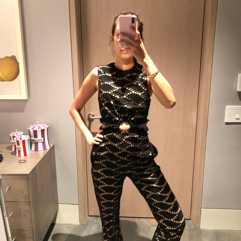 Chic self portrait suede jumpsuit never worn - Picture 2 of 8